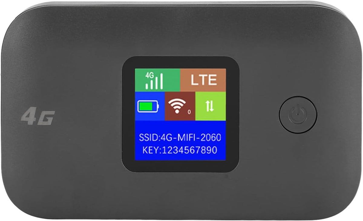 ciciglow 4G 8-10 3000mAh LTE Portable Router, Mobile Hotspot with SIM Card Slot, Supports Users Stable Battery, Made