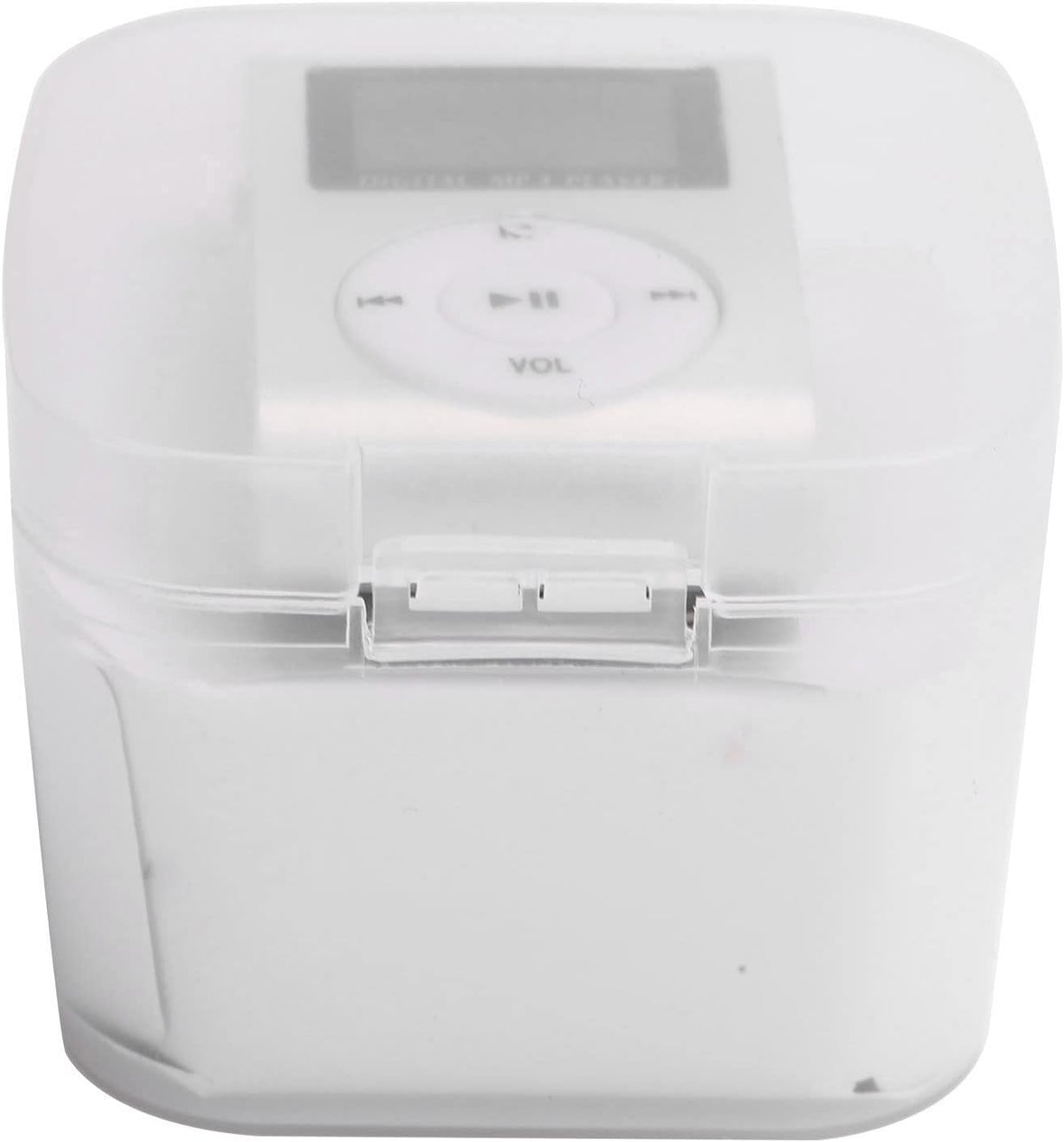 ciciglow MP3 32G,Suitable Mini Player,Mini LCD Screen Display USB Player,with Earphones,Ultra-Light Clip-on