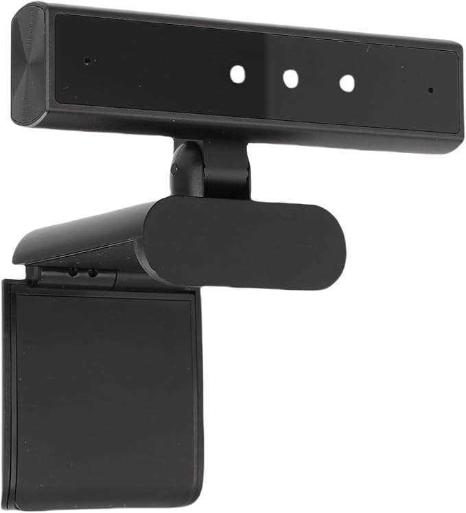 Asixxsix HD Webcam 85 Degree Wide Angle View Facial Recognition Webcam Face Data Storage USB PC with Noise Canceling Microphone for Video Conferencing Online Learning