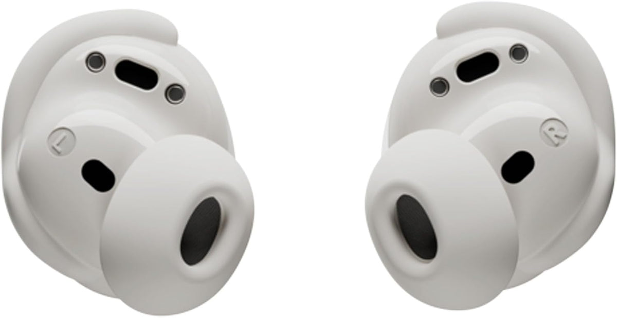 Bose QuietComfort Bluetooth Earbuds, True Wireless Earbuds with Active Noise Cancellation and Mic, Deep Bass, IPX4 Rating, Up to 8.5 Hours of Playtime, White