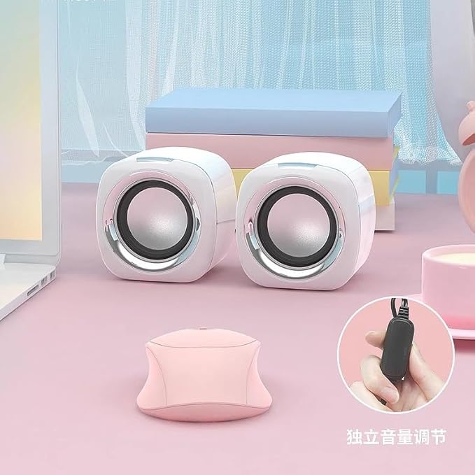 Computer Audio Desktop Wired Small Speaker Subwoofer Laptop Multimedia