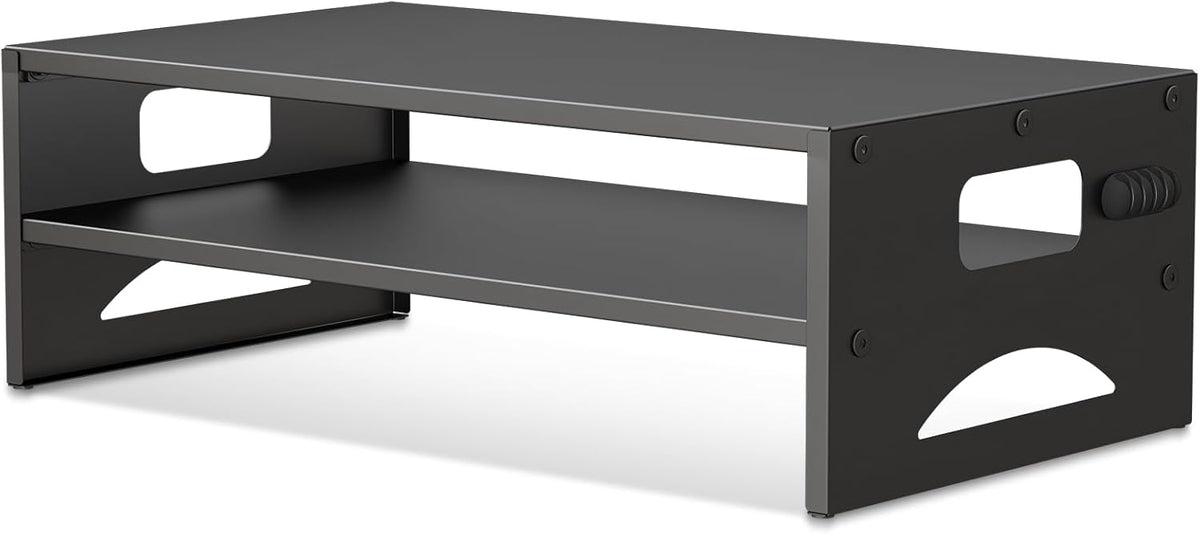 16.5 9.3 5.6 Pholiten Monitor Stand Riser, Desktop Stand, Computer Stand, Ergonomic Design, Two-Level Design, Desktop