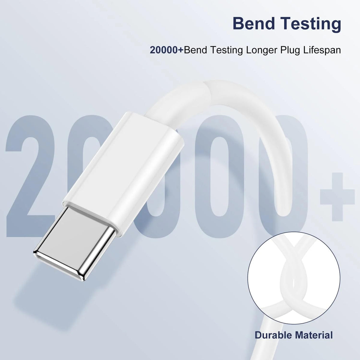 Hididi 1m &2m Pack 2 60W 480Mbps 16/15/17, USB C Cable of Male to Male Type C Fast Charging Cable Speed, USB-IF