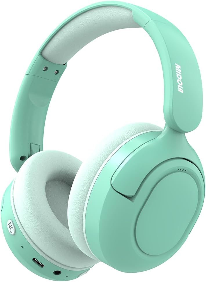 85/94dB Headset Mic,68 MIDOLA Kids Bluetooth Headphones Active Noise Cancelling Lightweight Wireless Headphone for Kid