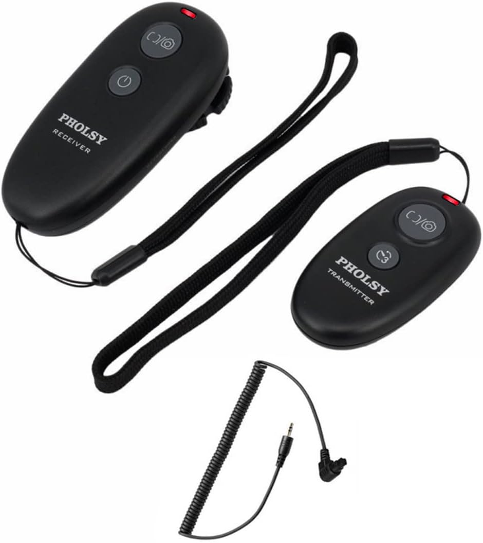 PHOLSY for Canon Remote Shutter Release C8 Compatible with Canon EOS R3, R5, 6D II, 1DX II, 1DX III, 1DS III, 1DS II, 1DC, 1D IV, 1D III, 5D II, 5D III, 5D IV, 5DS, 6D, 7D II, 50D, 40D, 30D, RS-80N3