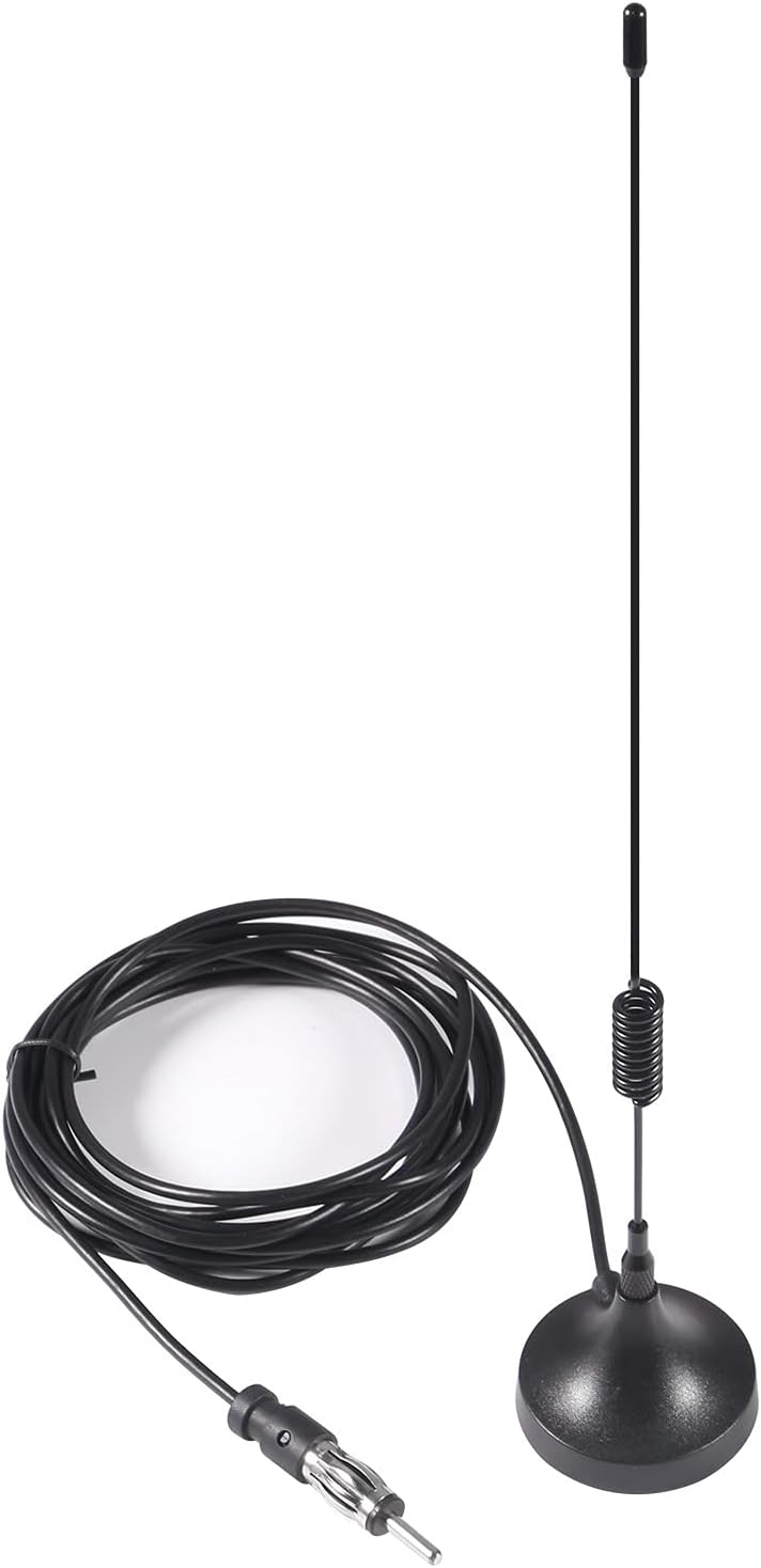 ACEIRMC Universal Car Stereo Antenna Car FM AM Radio Antenna Magnetic Base Car Radio Antenna Aerial for Vehicle Truck