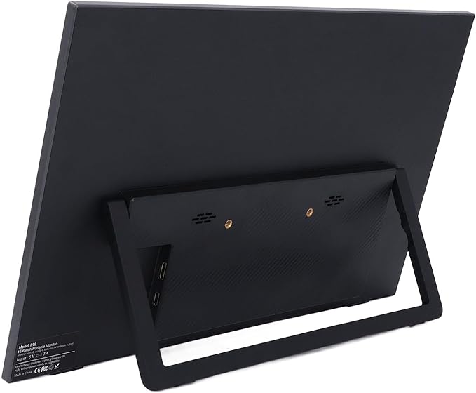 Yoidesu 15.6 Portable Monitor Touchscreen FHD IPS Touch Screen Travel Monitor with Kickstand &amp Speaker USB C External Monitors for Laptop Phone Computer Switch