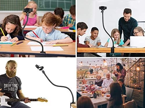 AceTaken 25'' Insta360 2 2C 2/Link 2C/Link 4K X5 X4 X3 X2 Webcam-Stand Clamp Mount Holder for Link pro/Link pro/Link