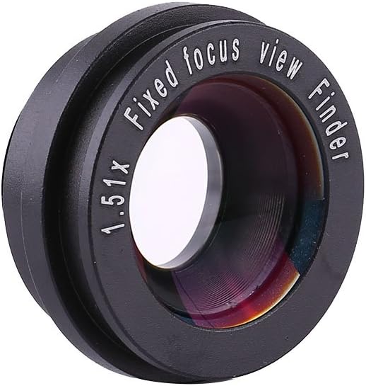 1.5X Camera Viewfinder Magnifier, Fixed Focus Eyepiece with Eyecup and Cover for DSLR Cameras