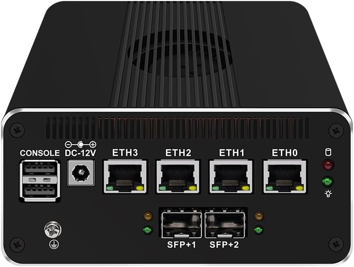 CWWK Intel Alder Lake N100(4C/4T Up to 3.4GHz)/N305(8C/8T Up to 3.8GHz) Dual SFP+10GbE Mini PC|4xIntel I226-V 2.5GbE |DDR5 Memory|PCI-E x4|HDMI+DP+Type-C (10 Gigabit N100, 32G RAM 1TB SSD)