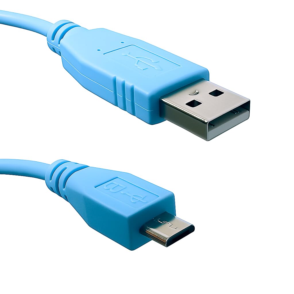 Aexus 2.0 6ft Micro USB Console Cable for Cisco Catalyst Switch & IR Router | USB Type A to Micro-B | CAB-USB-UB= | USB