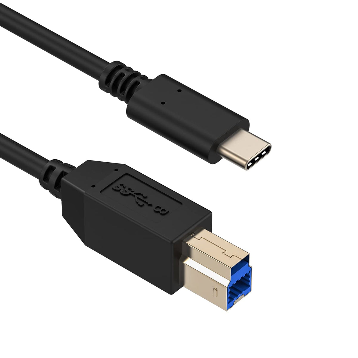 6ft 3.0 CBUS USB-C to USB-B USB Cable Compatible with iFi Zen DAC, Dell Monitors, Printers Scanners, External Hard