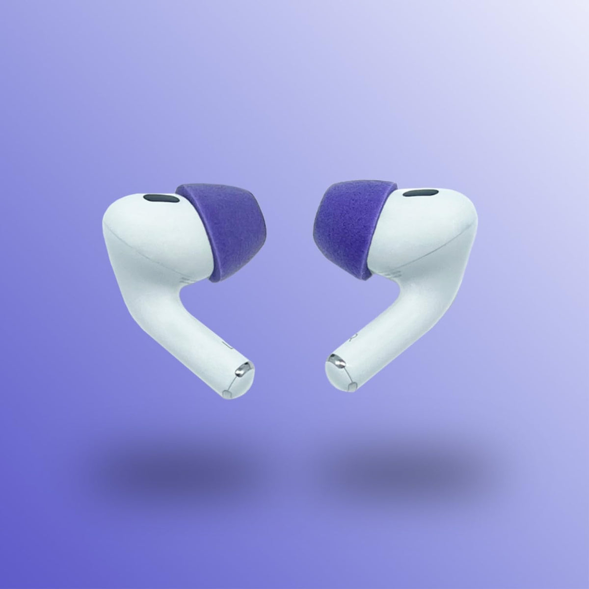 Comply Memory Foam Replacement Earbud Tips for Apple AirPods Pro 1 & 2 | Ultimate Comfort, Secure Fit, Superior Noise Isolation | Anti Slip, Prevent from Falling Out | Purple, Small (3 Pairs)