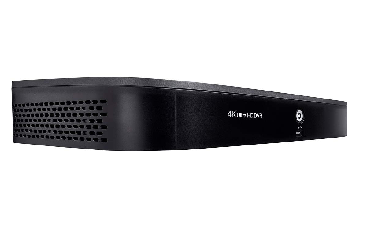 Lorex D841A82B Series 8 Channel 4K HD 2TB Analog HD Security System DVR with Advanced Motion Detection Technology and Smart Home Voice Control, Black