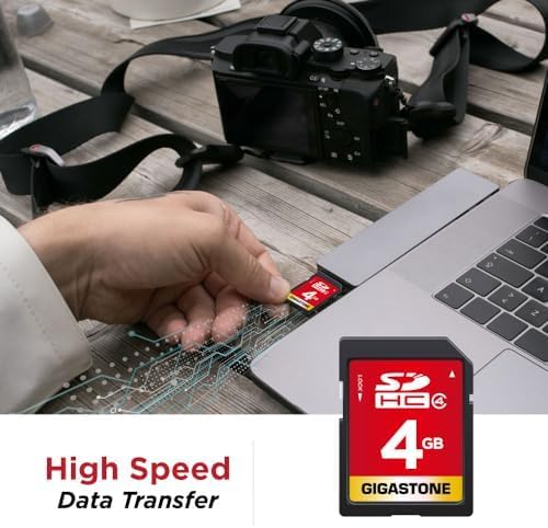 GIGASTONE 4GB SD Card 50 Pack SDHC Class 4 Memory Card for Photo Video Music Voice File DSLR Camera DSC Camcorder Recorder Playback PC Mac POS 50pcs in Pack (Pack of 50), with 50 Mini Cases