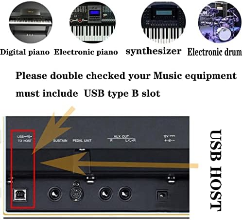 6FEET 2.0 2.0 GuangMaoBo Micro USB to Printer Cable,USB to USB Type B Cable,Android Phone pc to Printer Cable