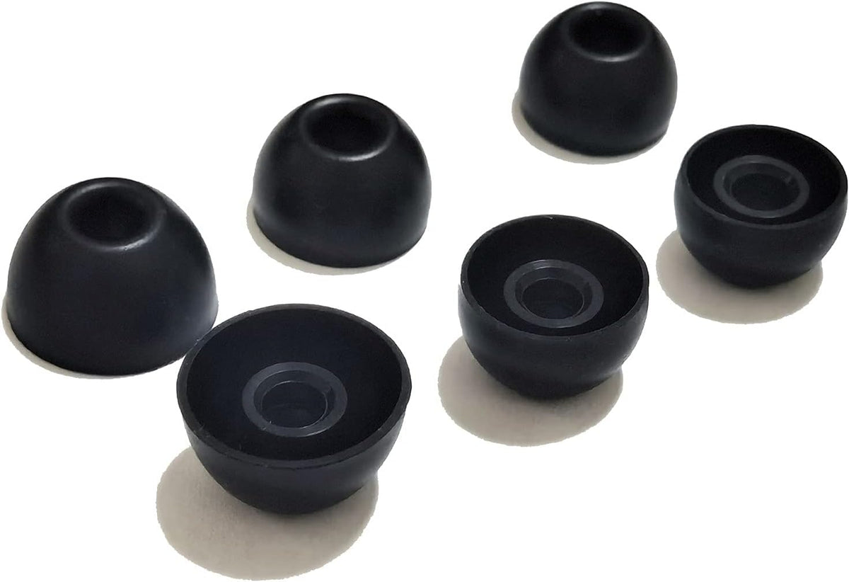 Silicone Ear Tips for Beats Fit Pro Replacement Tips for Beats Fit Pro/Beats Studio Buds Earbuds 6 Pairs LMS Black