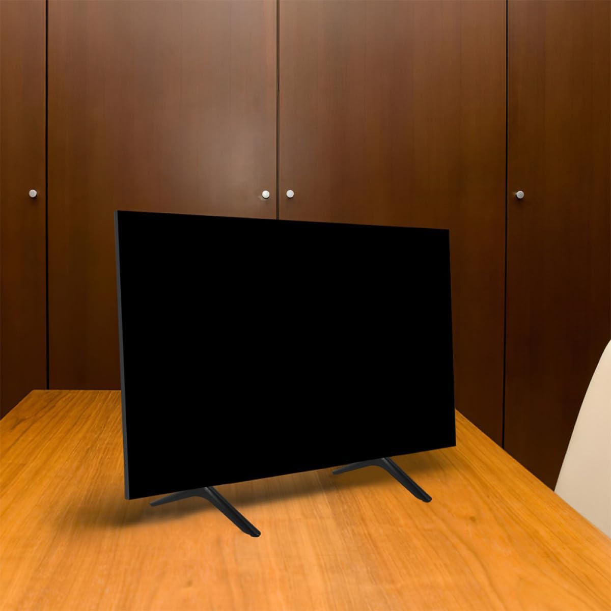 AGFELO Replacement TV Stand Base and Universal TV Bracket for with No-Drill Desktop Mount Heavy Duty Television Holder