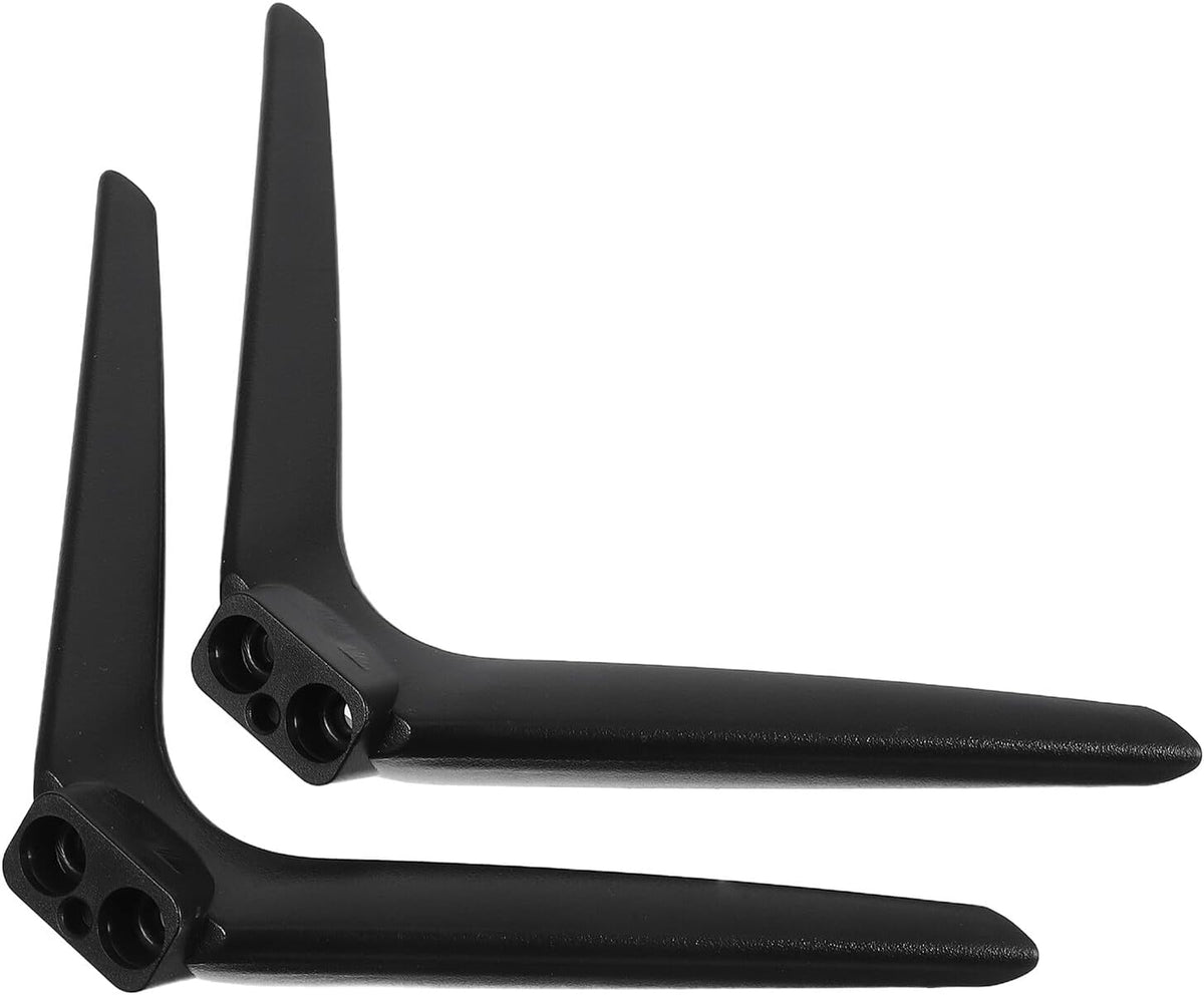 FOMIYES 15mm Television Stand Bracket No-Drill Tabletop Base with Dual-Hole Plastic Legs Heavy Duty Tv Stand