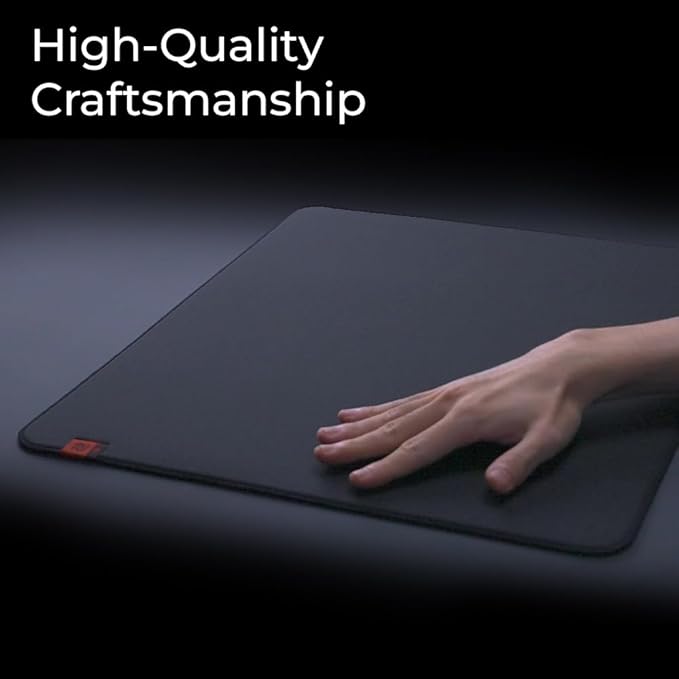 BenQ Zowie H-SR III Extra Large Esports Gaming Mouse Pad Humidity Resistance Cloth Consistent and Controlling GlideUniform high-Density Rubber Base with Medium Softness Anti-Slip Base
