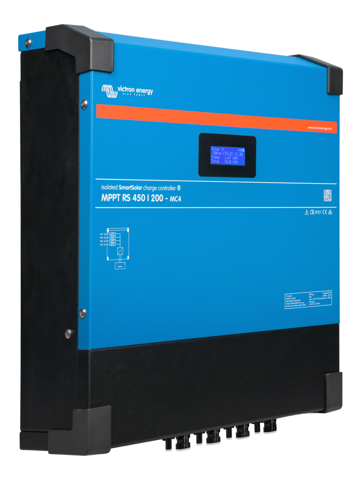 Victron SCC145120510 SmartSolar MPPT RS 450/200-MC4