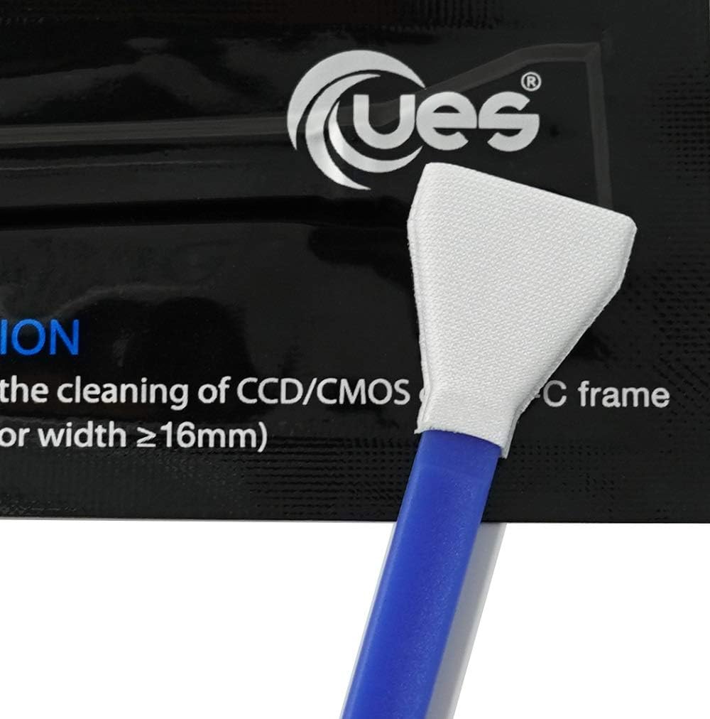 UES DDR15 APS-C Sensor Cleaning Swabs for Reflex and Mirrorless Digital Camera Compatible with Sony, Nikon, Canon CCD CMOS Sensors Clean (10 x Swabs)