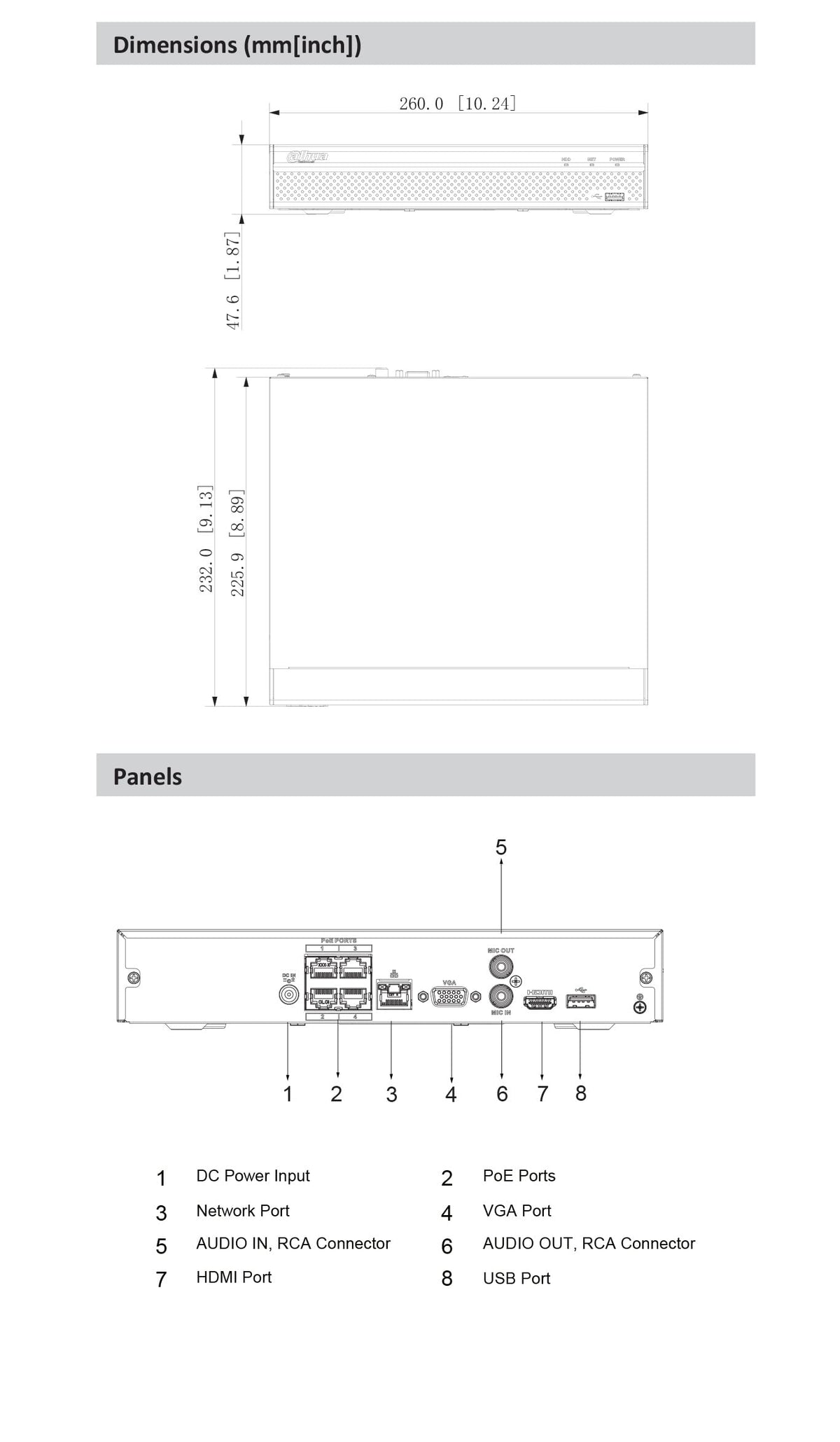 OEM NVR4104HS-P-4KS2/L 4CH 4POE 4K AI Lite Compact 1U NVR for, 1HDD 4 Channel Network Video Recorder (HDD Not Included)