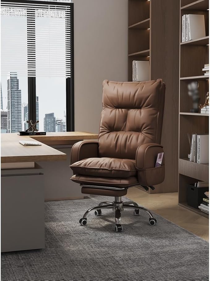 Gaming chair  Home Office Desk Chairs Chair Computer Sofa Chair Can Lie Leisure Desk Chairs with Wheels Gaming Chairs for Adults Office Chair Lift Desk Chair for Living Room Bedroom ( Color : Beige