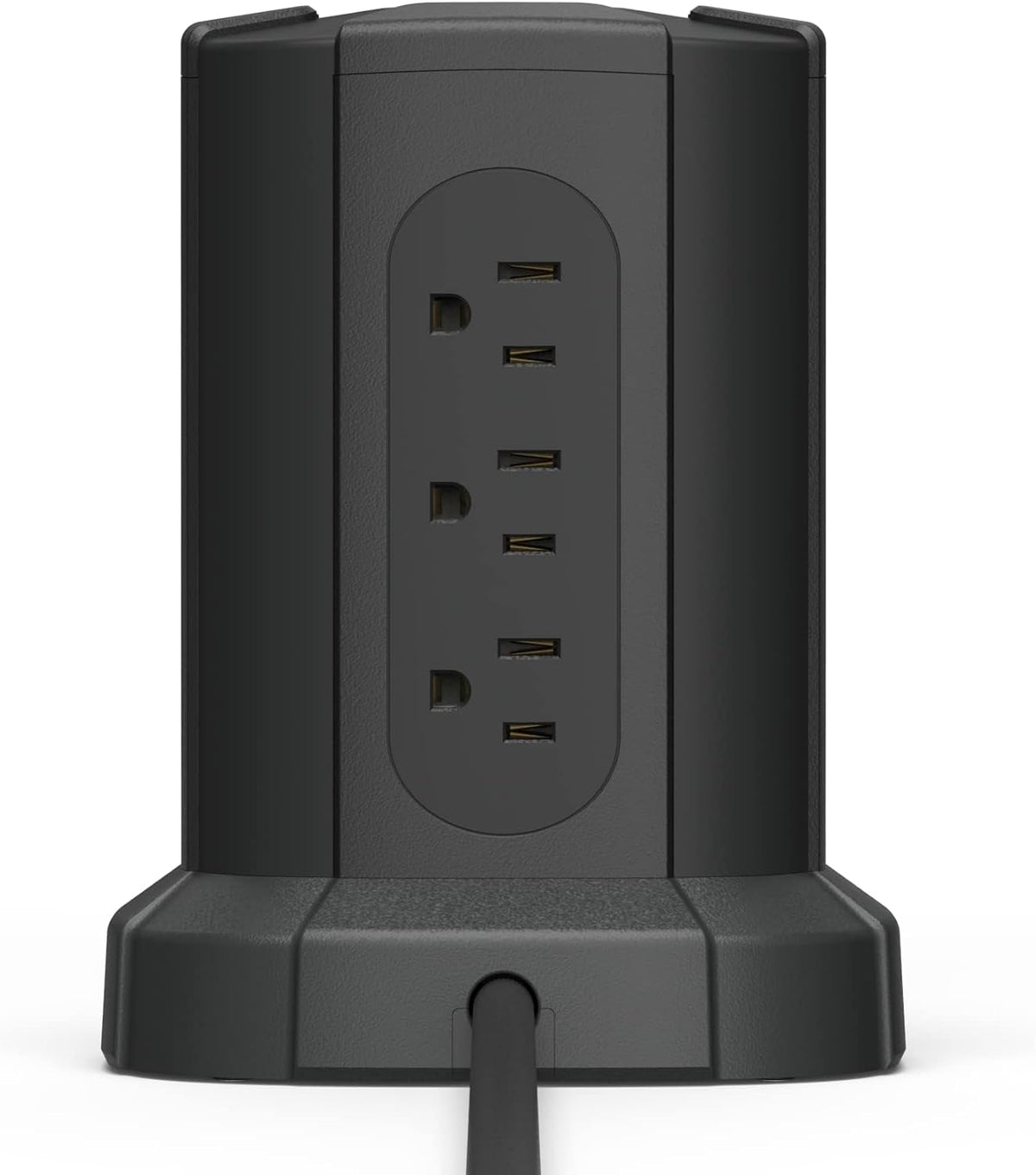 Amazon Basics 1080J, 9 (2 1 15A, 6ft Power Strip Tower Charging Station, Surge Protector Outlet with Integrated USB