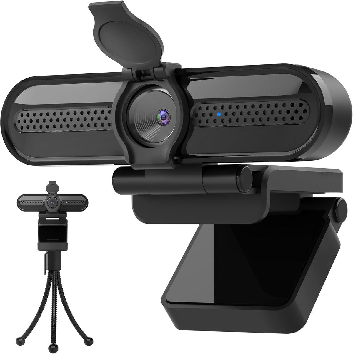 saylas 2K Webcam with Microphone, FHD Streaming Camera with 2K/30fps, 1080P/60fps, Privacy Cover, Plug & Play USB Web Cam, Autofocus, Webcam for PC, Computer Web Camera for Laptop, Desktop, Mac, Zoom