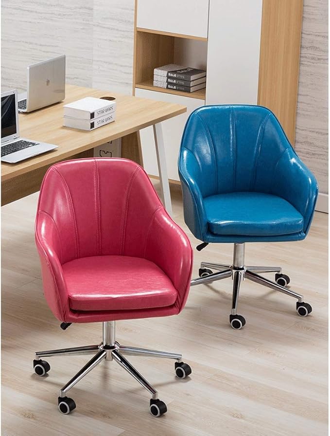 YYDS Chair Lovely Bedroom Gaming Chair Computer Office Chair with Steel Feet Ergonomic Home Rotatable Desk Chair for Live Broadcast Ergonomically (Size : Dark Green)