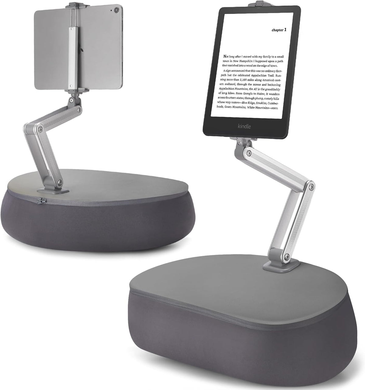 InnoGear 360 6" 13" Tablet Pillow Stand for Lap, Adjustable Hands-Free Holder Mount for Bed Sofa Reading Compatible