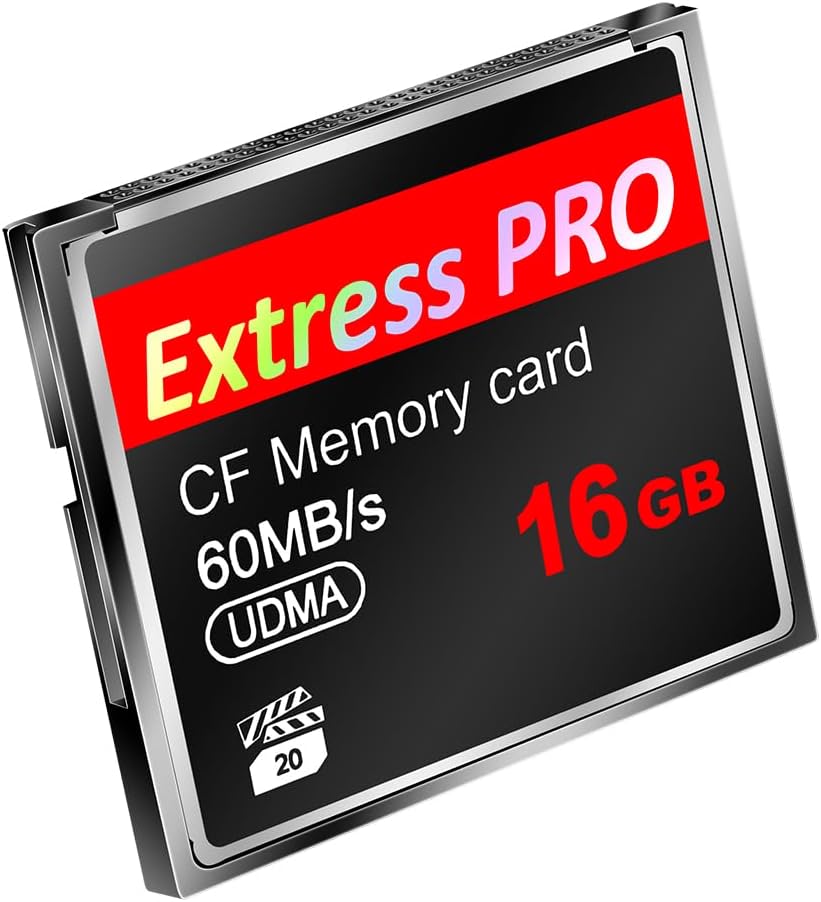 HuiErHui 16GB 60MB/s,Original Original CF Card,UDMA Speed Up to Camera Memory Card