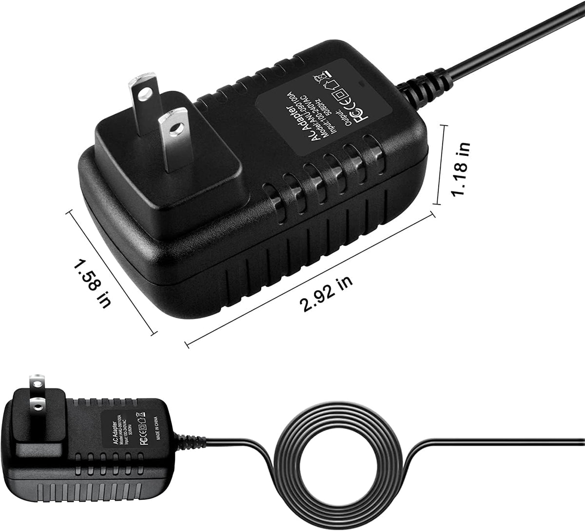 GUY-TECH BC350A BC855XLT BC140 BCT8 AC DC Adapter Compatible with Uniden Bearcat Emergency Weather Scanner Scanning