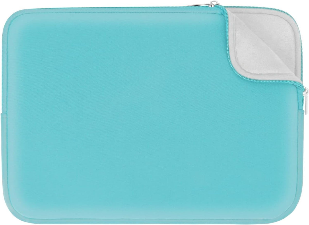 RAINYEAR 11-11.6 Inch Laptop Sleeve Protective Case Soft Lining Carrying Bag Padded Zipper Cover Compatible with 11.6" MacBook Air for 11" Notebook Computer Tablet Chromebook (Blue, Upgraded Version)