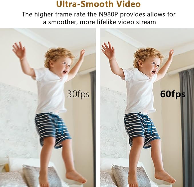 NexiGo 60FPS 1080P Webcam Kits N980P HD Web Camera with Microphone 120 Degrees Wide-Angle Software Control Lightweight Mini Tripod Extendable Stand for Zoom/Skype/Teams
