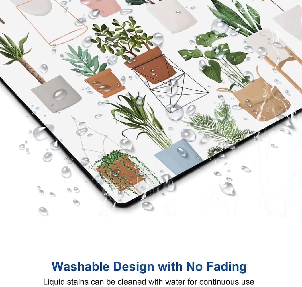 Mouse Pad, Pot Plant Mouse Pad, Mouse Mat Waterproof Non-Slip Rubber Base MousePads