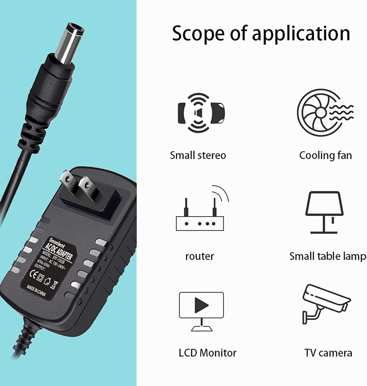 Dysead 02002850 2 AC/DC Adapter Compatible with Mastertech Vetronix OBD II Diagnostic Tester Power Supply Cord Cable PS