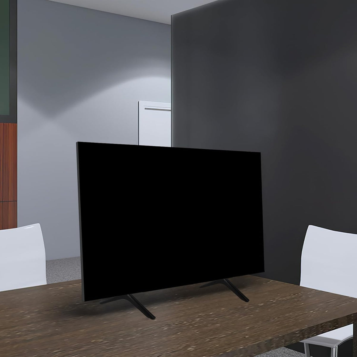 Alipis Tv Stand Tabletop Base with Screws Tv Riser Replacement Iron Stand Suitable for Home and Office Use