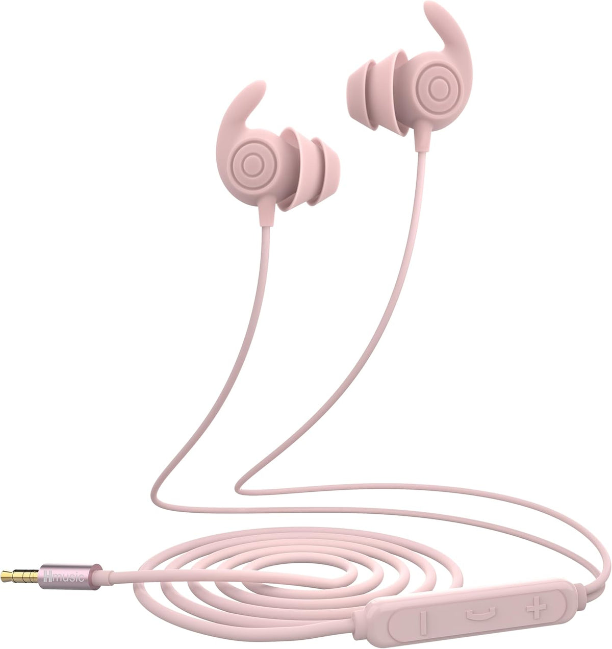 Headphones,3.5mm Earbuds,30dB Plugs,2g Hmusic Sleep Wired Sleeping Noise Isolate Sleep Lightweight, Ultra-Soft