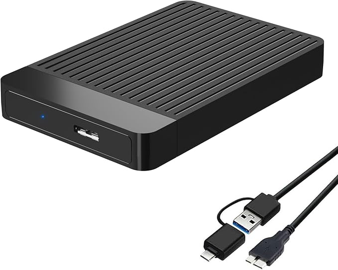 1TB Ultra Slim Portable External Hard Disk Drive 2.5'' USB 3.0 HDD Storage for Mac PC Laptop PS4 Xbox one