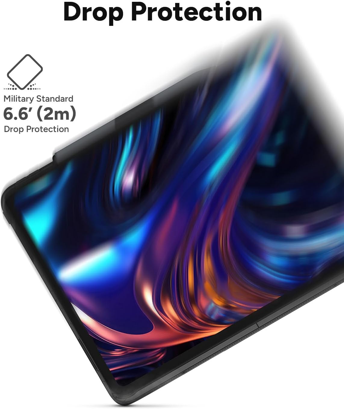 ZAGG Pro Keys 2 iPad Pro 13 (M4) Keyboard Case - Wireless Keyboard & Detachable Folio Case | Laptop-Style Backlit Keys, Multi-Pairing Bluetooth, 6.6 ft Drop Protection