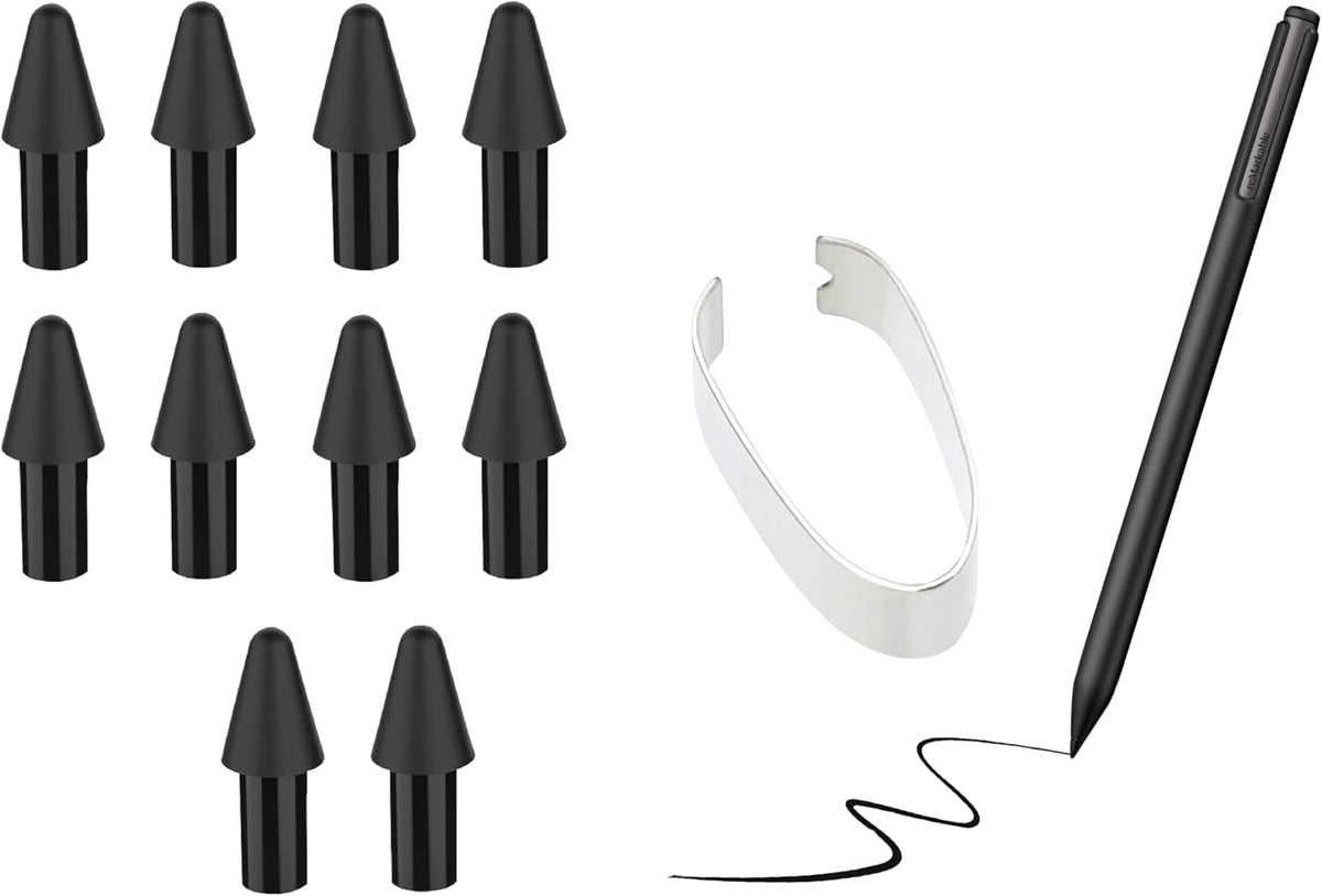 10-Pack Replacement Nibs for Remarkable Paper Pro Pen Stylus Pen, Durable Replaceable Spare Tips for Precise Writing and Sketching + Tool for Easy Installation