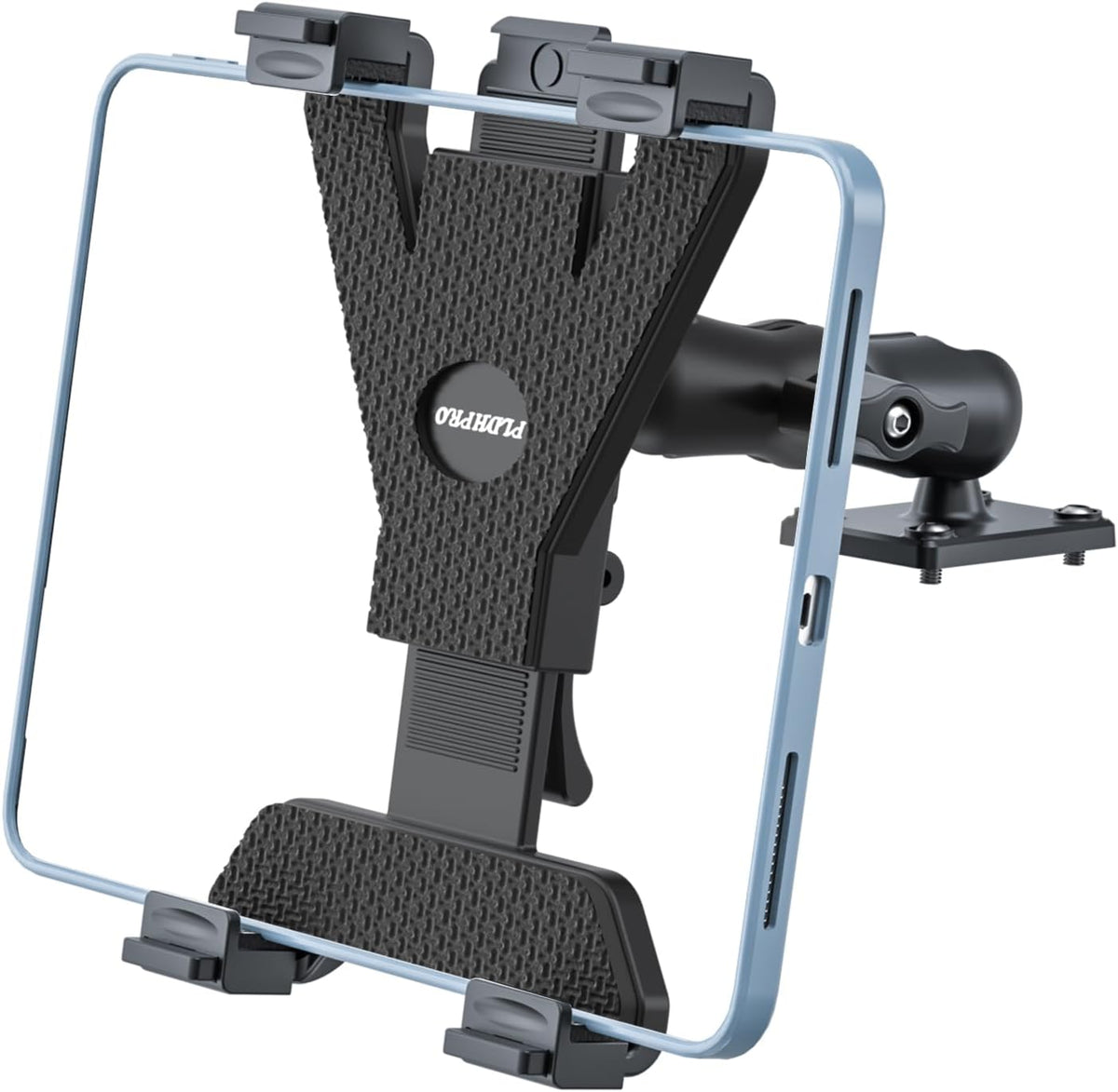 PLDHPRO Tablet Holder for Truck Heavy Duty Drill Base iPad Car Mount Stand for Dashboard Wall