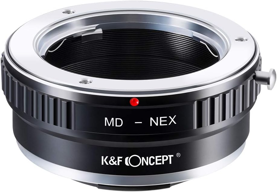 a6500 a6600 a6300 a6000 a7 K&F Concept Lens Mount Adapter Compatible with Minolta MD MC Lens to NEX E-Mount Camera,fits