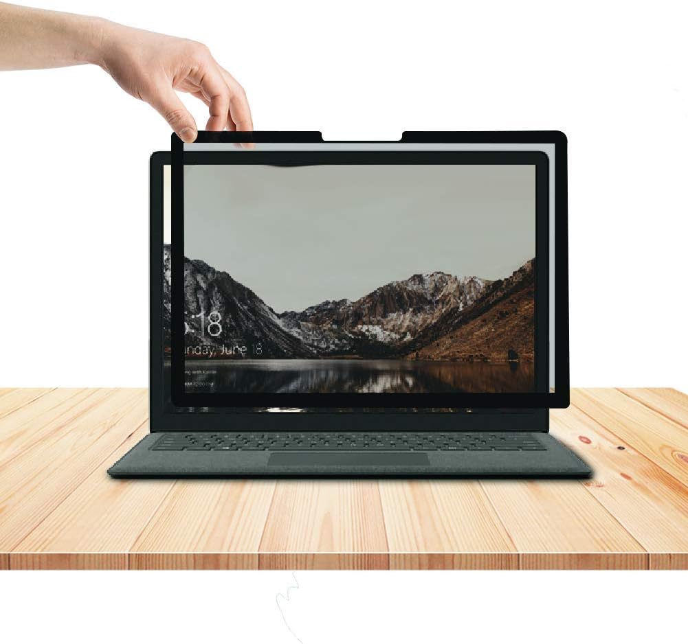 for Microsoft Surface Laptop 6/5/4/3/2/1 th Gen 15 inch Privacy Screen Protector Filter,Bubble Free Anti-Spy Anti-Glare Anti Blue Light Filter(for Surface Laptop 1/2/3/4/5/6 15 Privacy Screen Shield)