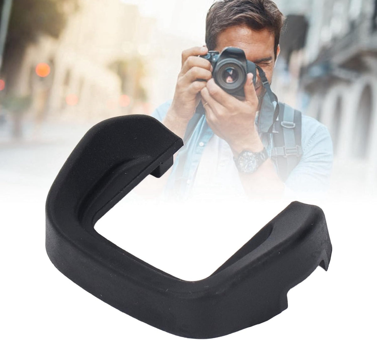 Camera Eyecup with Level Hot Shoe Kit, ABS Material, Compatible with R Camera - Protects Viewfinder, Reduces Fatigue