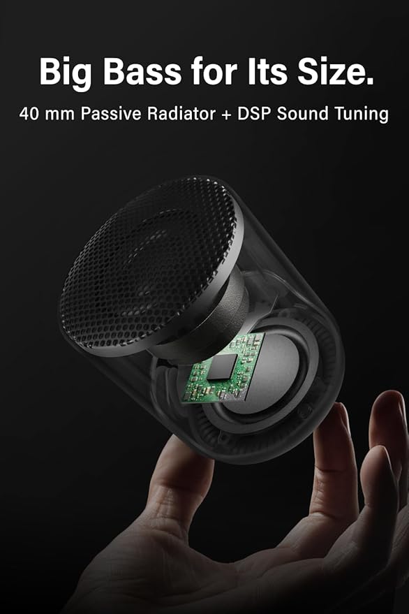 Portable Mini2 Bluetooth Speaker Wireless Portable Speaker with Deep Bass IPX7 Waterproof TWS Stereo Pairing Built-in Mic Small Speaker for Shower Outdoor Travel White