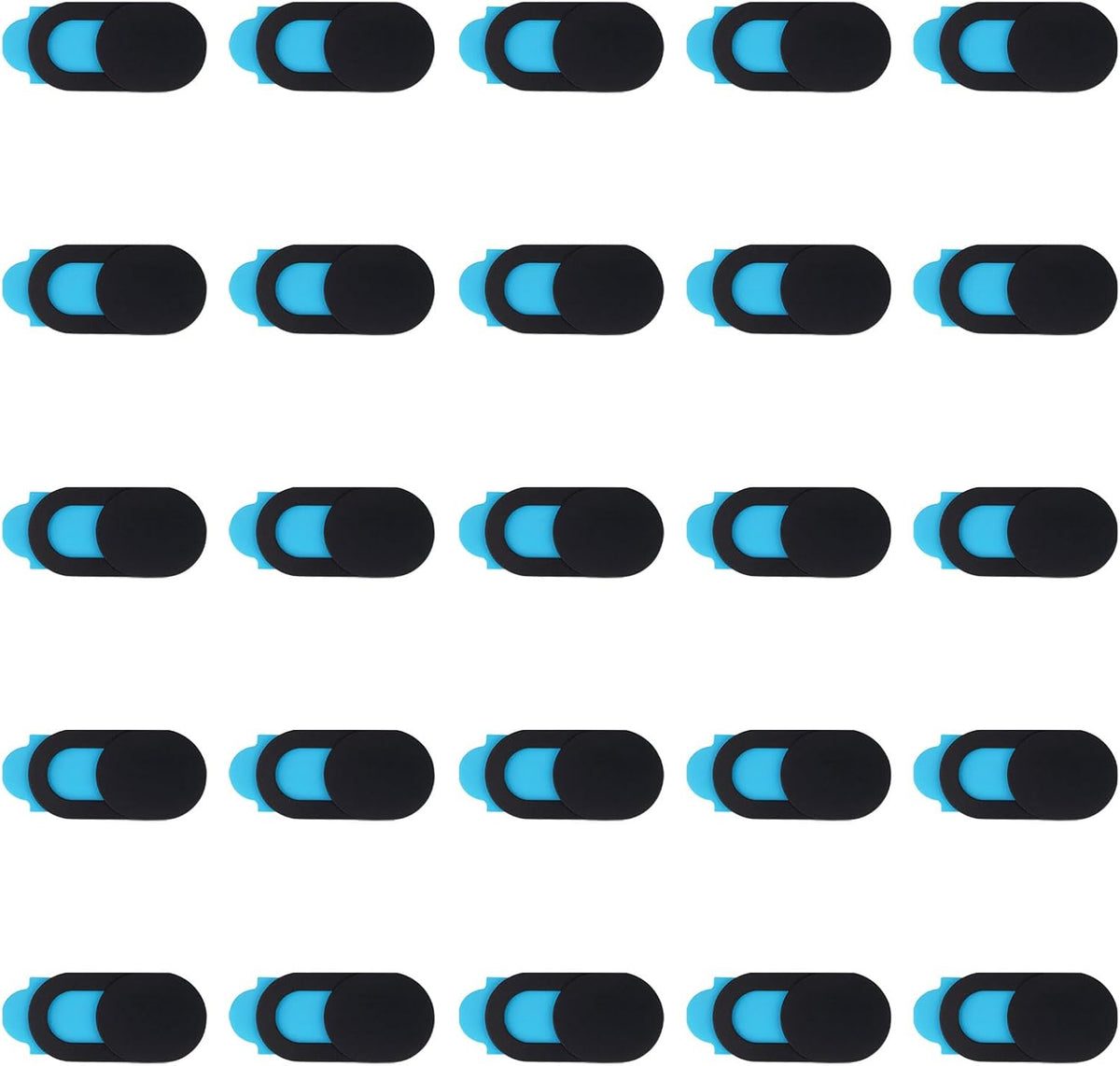 Brvlsoc (25-Pack) Webcam Cover Slide Ultra-Thin Privacy Camera Blocker for MacBook, iPhone, iPad, Laptop, PC