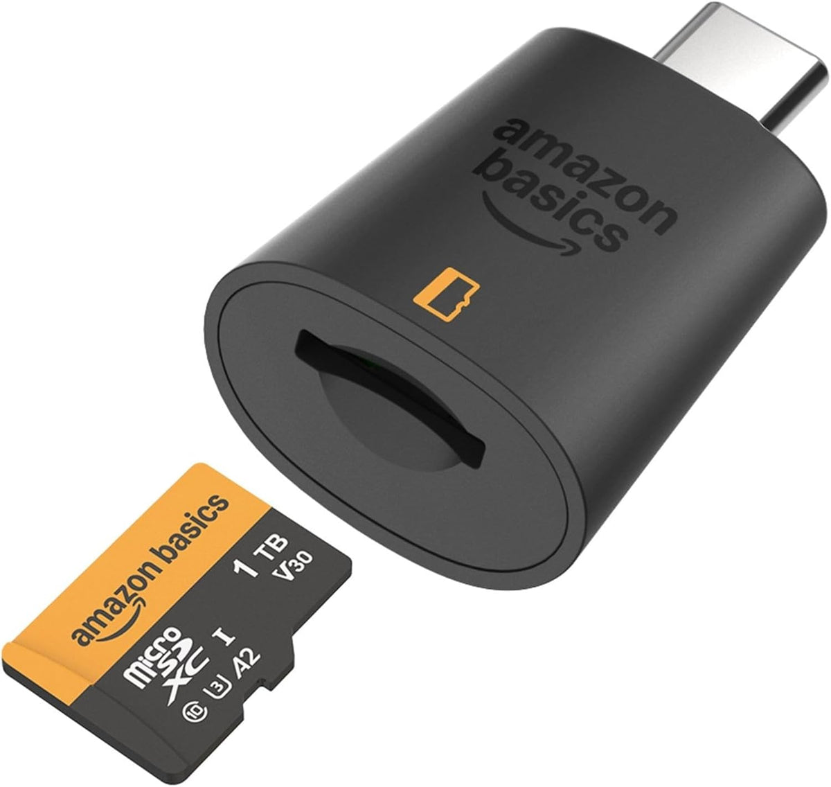 Amazon Basics 1TB microSDXC Card with Adapter, Read Speed Up to 200MB/s, 1-Pack